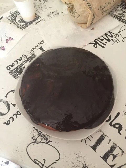 Gâteau au yaourt, noix de coco et chocolat