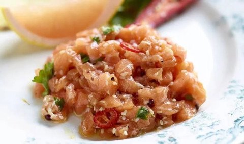 Tartare de Saumon à la Thaï