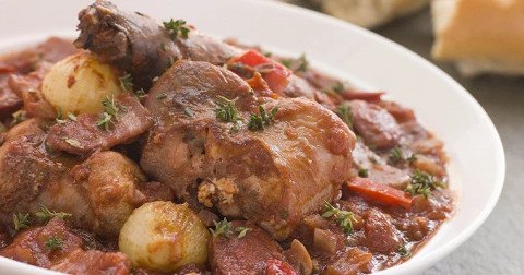 Lapin en ragout au chorizo