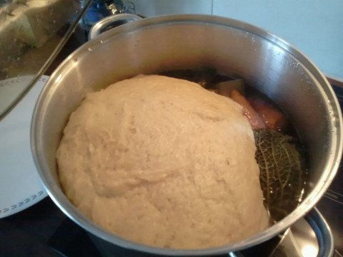 Mique ou Farçun au petit salé