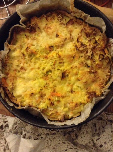 Tarte facile aux légumes