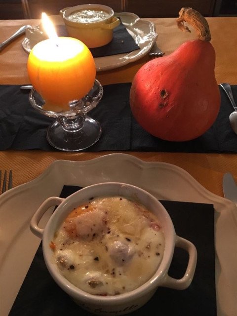 Oeufs cocotte d'Halloween