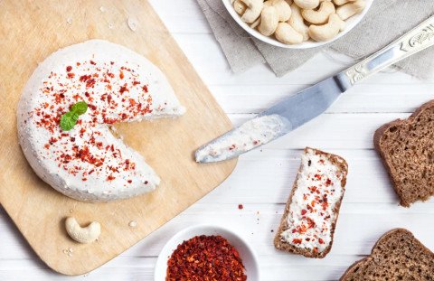 Faux-mage à tartiner (fromage végétalien)