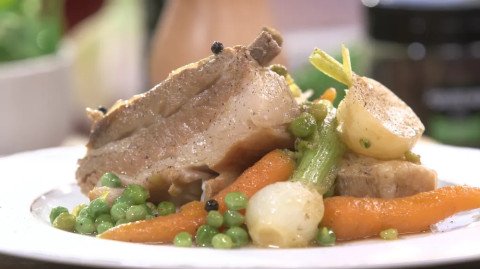 Travers de porc printanier