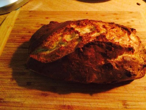 Coquelet aux oignons et champignons