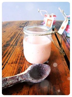 Mousse de fraise Tagada à la fleur d'oranger