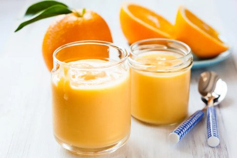Crème anglaise à l'orange