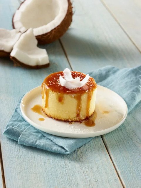 Flan coco au lait concentré sucré