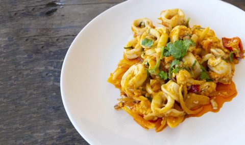 Fricassée de calamars à l’italienne au Cooking Chef