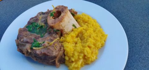 Ossobuco avec risotto à la milanaise