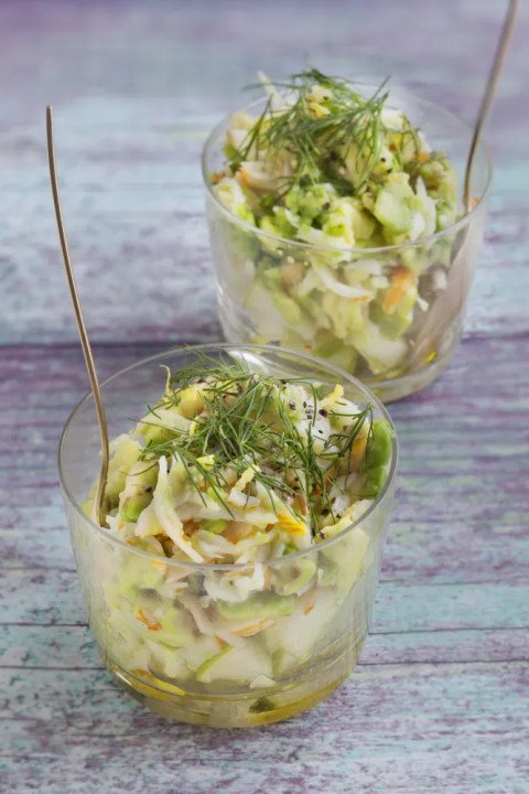 Tartare davocat à la pomme verte