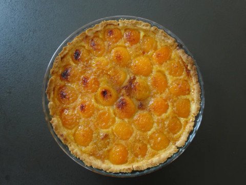 Véritable tarte aux abricots bretonne