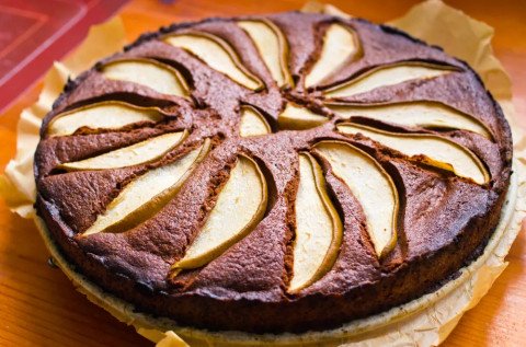 Tarte poire et chocolat au Cookeo