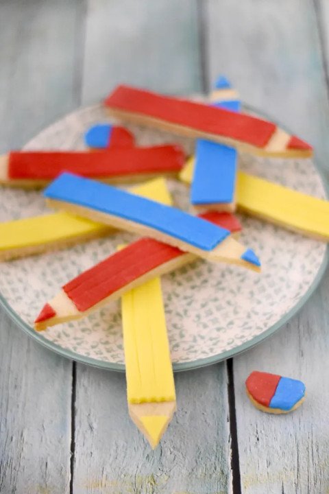 Les sablés crayons de la rentrée