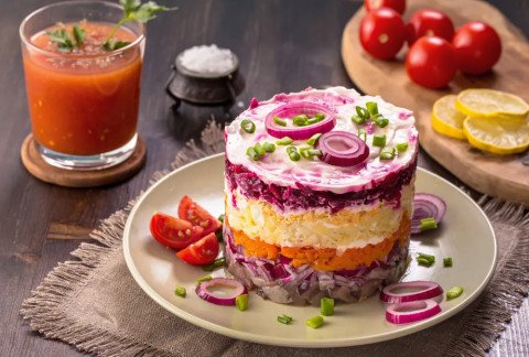 Hareng en fourrure (plat russe)