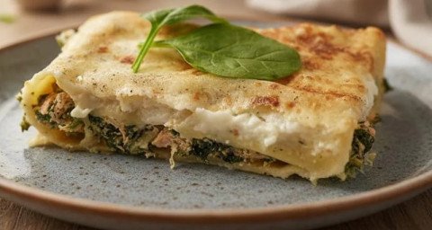 Cannelloni au brocciu saumon et épinards