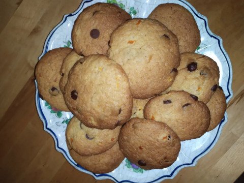 Cookies à l'orange et aux pépites de chocolat