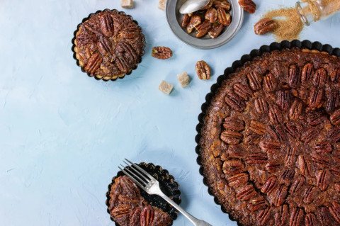 Tarte aux noix de pécan (Pecan pie)