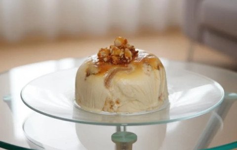 Vacherin Dolce de Leche aux noix de Macadamia caramélisées