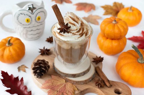 Pumpkin spice latte pour Halloween