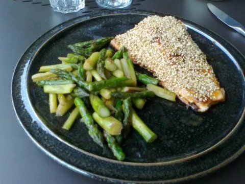 Pavés de saumon caramélisés