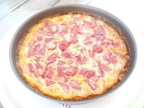 Gâteau au tapioca moelleux aux fraises