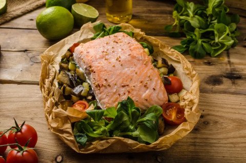 Saumon en papillotte