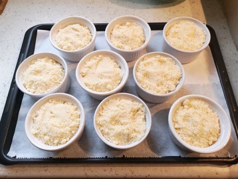 Crumble d'automne (pomme, bananes)