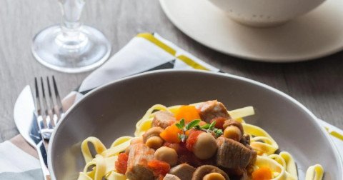 Ragoût de veau et tomate