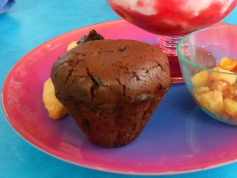 Mini-coulants au chocolat et au gingembre