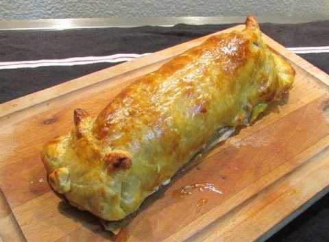 Filet mignon en croûte au lard fumé