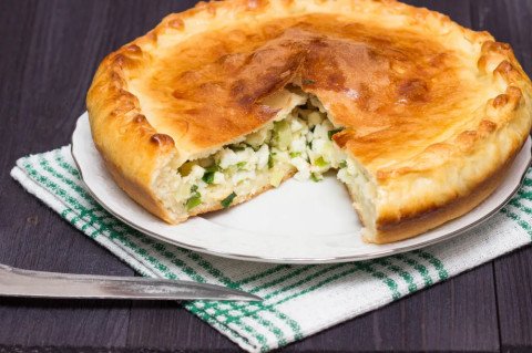 Tourte aux épinards, poulet et feta