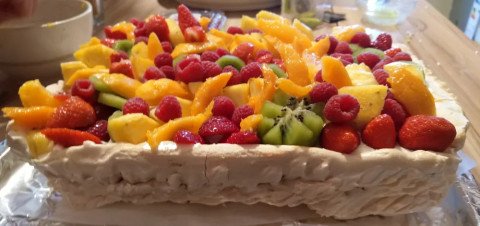 Gâteau meringué Pavlova