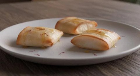 Pastillas de Rocamadour au miel et à l'huile safranée