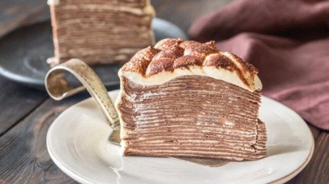 Gâteau de crêpes façon tiramisu