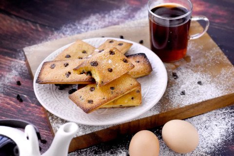Financiers aux pépites de chocolat