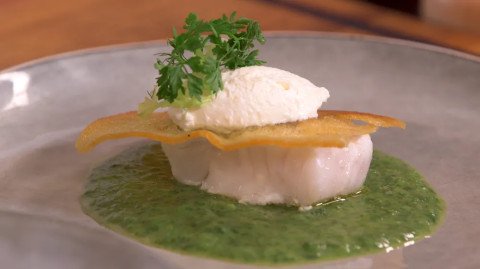 Sandre au cresson par Laurent Mariotte