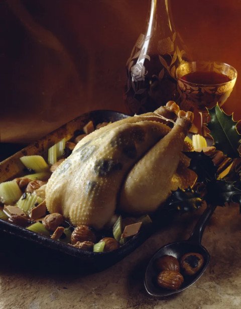 Poularde aux truffes