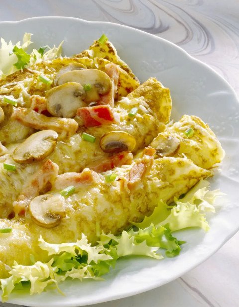 Crêpes Madoudou au gorgonzola