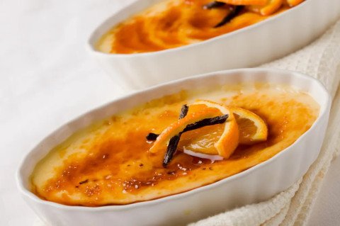 Crème catalane à l'orange