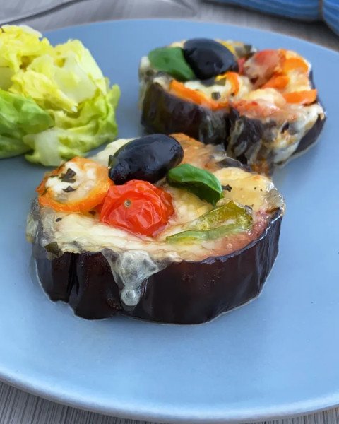 Aubergines façon mini Pizza de Frédéric