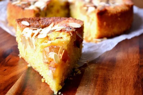 Gâteau poires amandes