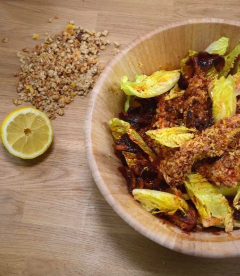 Salade César au poulet granola en 25 minutes