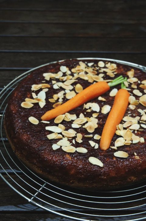Gâteau à la carotte et aux amandes