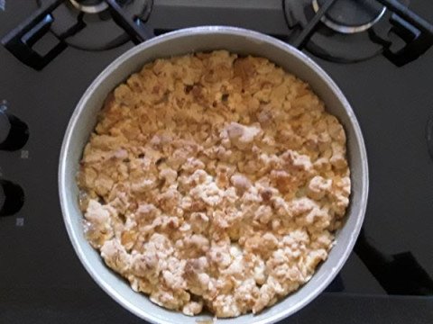 Crumble croustillant aux pommes