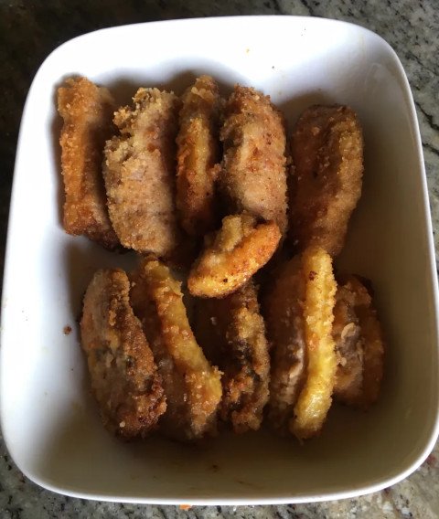 Magret de canard pané