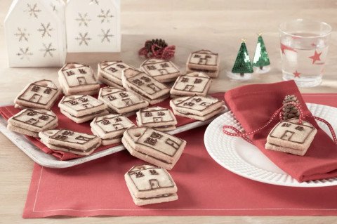 Sablés de Noël fourrés au Nutella®