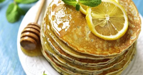 Blinis au miel et au citron