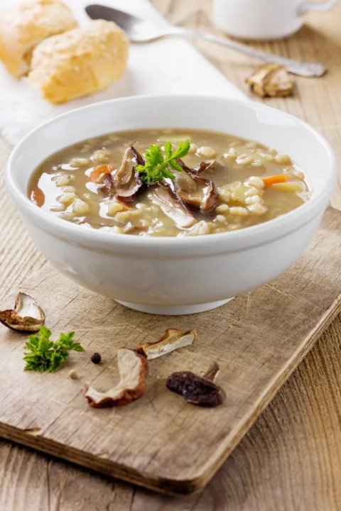 Potage à l'orge et à la viande des grisons au thermomix