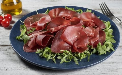 Carpaccio de bresaola au pesto